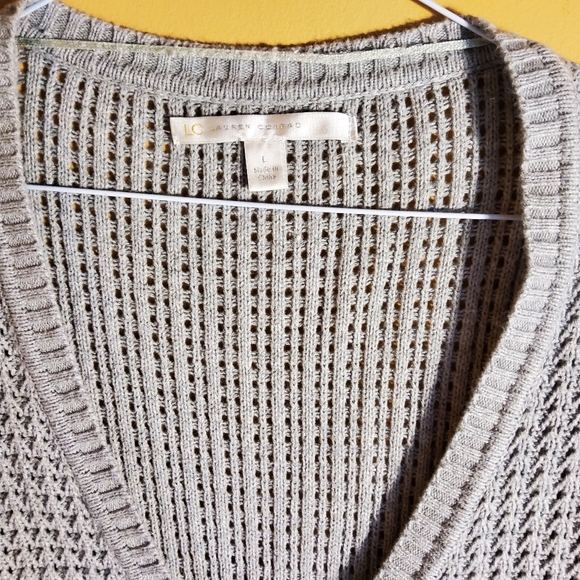 Lauren Conrad Tie Front Sweater Vest - Picture 3 of 7